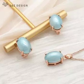 Элегантные серьги в форме яйца, красочные серьги-капли с искусственным жемчугом, комплекты ювелирных изделий для женщин, вечерние ювелирные изделия, кулон, ожерелье