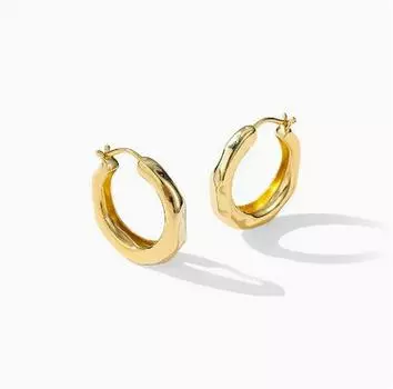 Элегантные струящиеся французские серьги — простой, универсальный дизайн для женщин