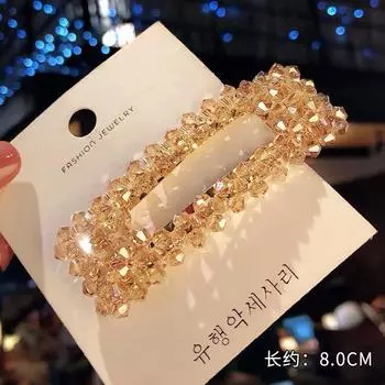 Элегантные украшения для головы женские заколки для волос хрустальные бусины ручной работы заколки-клипсы модная декорация аксессуары для волос свадебные подарки