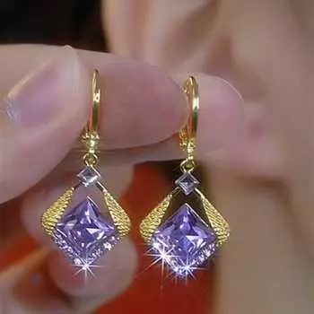 Элегантные высококачественные серьги с кристаллами и бриллиантами, универсальные украшения для вечеринок для женщин, новое поступление