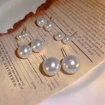 Элегантные жемчужные серьги для женщин: Современный, роскошный, уникальный дизайн, простой, изысканный и универсальный стиль высокого класса