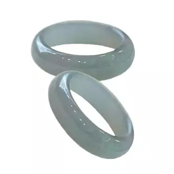 Элегантные женские кольца из нефрита натурального зеленого цвета с ретро-китайским дизайном, портативные для дней рождений и рождественских украшений разноцветный