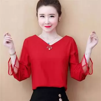 Элегантные женские летние блузки, модные повседневные женские топы, женские шифоновые рубашки с вырезами, блузка, сорочка femme blusas, женский топ M зелёный