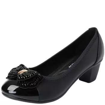 Элегантные женские модные туфли на высоком каблуке, новые весенне-осенние туфли большого размера 42 со стразами и бантом из искусственной кожи, женская обувь 35 чёрный