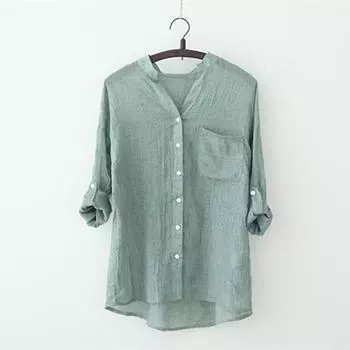 Элегантные женские рубашки из хлопка и льна, блузки больших размеров, модные женские винтажные блузки, летняя одежда в корейском стиле XXXL белый