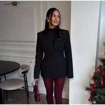 Элегантные женские весенние однотонные тонкие пальто с лацканами и карманами 2025 года, новые костюмы с длинным рукавом и пуговицами на талии, куртки для женщин, уличная одежда для поездок на работу S чёрный