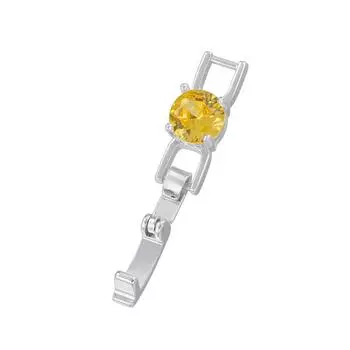 Элегантные золотые откидные удлинители, изящные золотые циркониевые застежки для ювелирных изделий, аксессуары для изготовления браслетов и ожерелий 54 белый