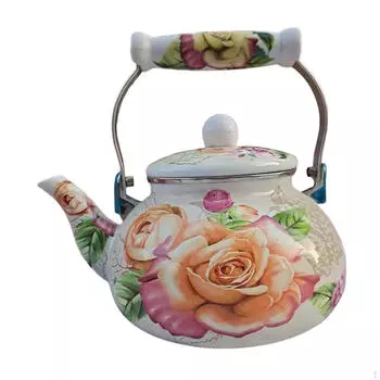 Элегантный эмалированный чайник-кувшин для воды 5 л для домашнего и офисного использования Style A