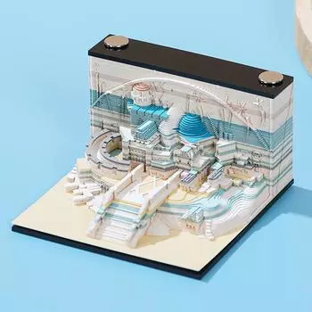 Элегантный банкетный огонь 3D стикеры: Порванные вручную ценные настольные украшения. Креативный сувенир на 2023 год.