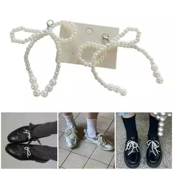 Элегантный бантовый брелок для обуви для женщин, подвеска для сумки, украшение для обуви, модный и стильный аксессуар для обуви 1