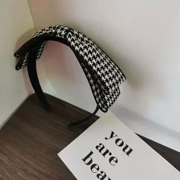 Элегантный бархатный ободок с бантом для волос для женщин, корейский ретро ободок, винтажный обруч для девочек для праздничной вечеринки, аксессуары для волос