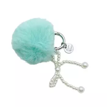Элегантный бисерный бант брелок сумка кулон уникальный телефонный брелок нежный плюшевый брелок аксессуар для персонализированного шарма зелёный