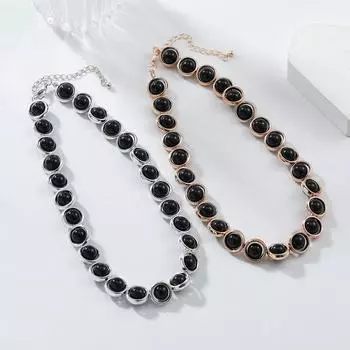 Элегантный браслет из бисера для женщин - простой европейский и американский стиль золотой