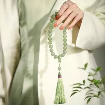 Элегантный браслет на палец, отличные подарки, успокаивающая цепочка с бусинами, бусины Будды, женский мужской браслет, украшения для йоги A