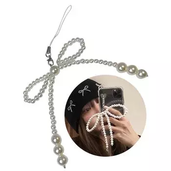 Элегантный брелок, легкий кулон, уникальное украшение для сумки, держатель для ключей с бантом, кулон для телефона, подходит для телефона с сумкой для ключей 2