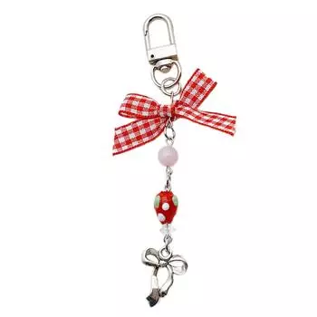 Элегантный брелок, модный брелок, стильный бант, сумка, подвеска, телефон, брелок для женщин, девочек, кошелек, рюкзак, аксессуар B