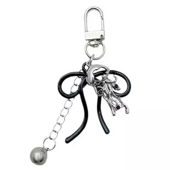 Элегантный брелок-подвеска в виде медузы/звезды/распятия с бантом на сумку, модный аксессуар в виде бабочки для женщин и девочек T1