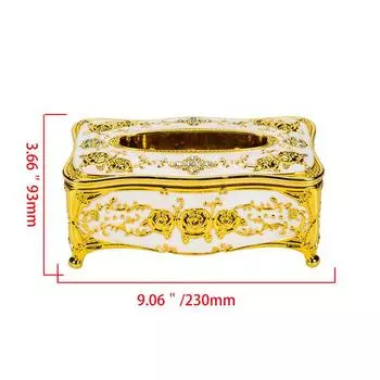 Элегантный чехол для коробки с салфетками, шикарный держатель для салфеток, органайзер для рабочего стола отеля и дома