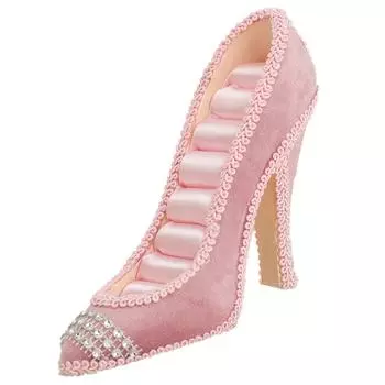 Элегантный держатель для обуви на высоком каблуке, подставка для драгоценностей, стойка из смолы, домашний декор as described розовый