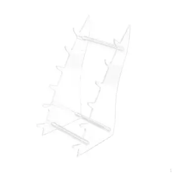 Элегантный держатель ножа с подставкой для меча для коллекционных лезвий clear 15x13.5x26cm