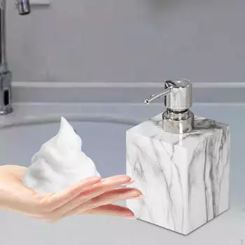 Элегантный дозатор пены для дома и кухни White Silver