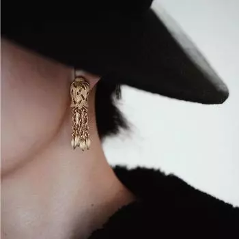 Бренд Mihmily - элегантные и изысканные серьги-лилии в ретро-французском стиле.