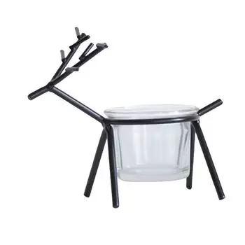 Элегантный и современный подсвечник для шикарного домашнего декора Подсвечники для подсвечников Подсвечники черного цвета золотой