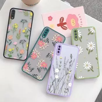 Элегантный и свежий цветочный красивый чехол для мобильного телефона ПК + ТПУ для IPhone Xiaomi Redmi Huawei Samsung OPPO Vivo Xiaomi Redmi K20/K20 Pro