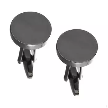 Элегантный комплект мужских запонок для особых случаев чёрный