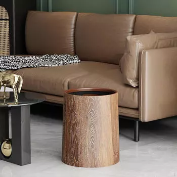 Элегантный круглый контейнер для мусора для дома и офиса Small