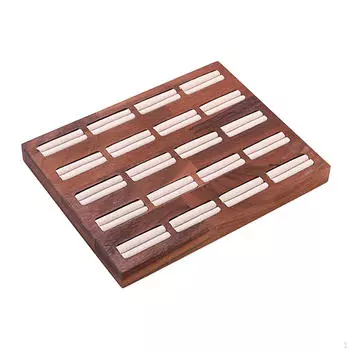 Элегантный лоток для украшений с 20 отделениями для колец и сережек - стильное решение для хранения белый