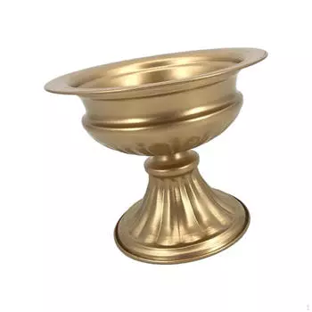 Элегантный металлический держатель для цветов для домашнего декора gray