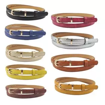 Элегантный модный женский пояс ярких цветов, кожаный пояс, аксессуары для платья коричневый