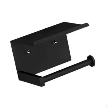 Элегантный настенный диспенсер для туалетной бумаги с лотком-органайзером Argent A