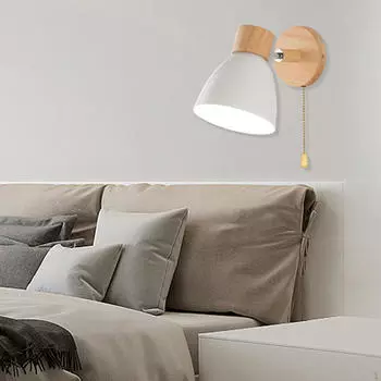 Элегантный настенный светильник для стильного домашнего декора в гостиной или спальне белый