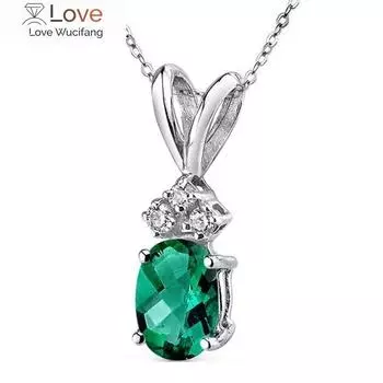 Элегантный овальный зеленый кубический цирконий шейный кулон для женщин, изящные коктейльные украшения для вечеринок, ожерелье для молодых девушек, аксессуары 40cm 5cm