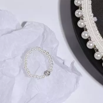 Элегантный подарок ручной работы со стразами, блестящие модные украшения, кольца на палец, кольца с бусинами, кольца с жемчугом белый