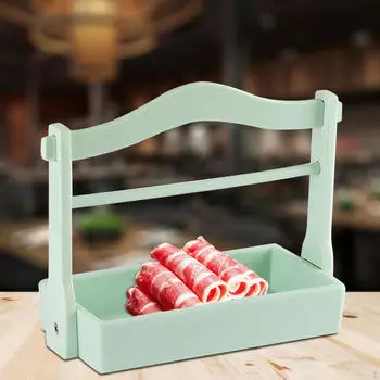 Элегантный поднос для подачи еды для обедов и развлечений зелёный