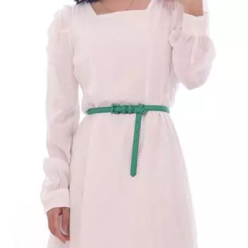 Элегантный пояс цвета конфеты, винтажный пояс для платья, тонкий пояс в стиле ретро для женщин розы красного