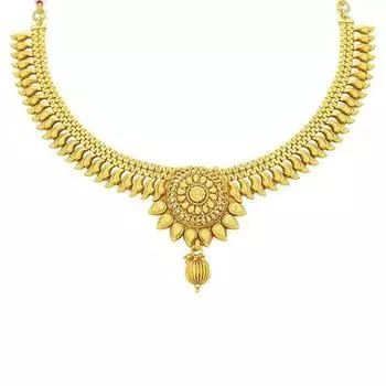 Элегантный позолоченный комплект ожерелий для женщин
