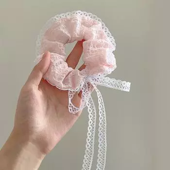 Элегантный принт с кружевным краем, широкое кольцо для волос для женщин и девочек, милая резинка для волос, симпатичная повязка на голову, универсальная повязка для волос, модные аксессуары для волос A38