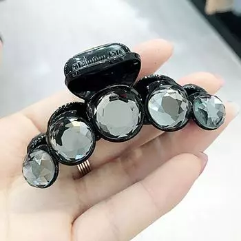 Элегантный прозрачный краб для волос для женщин, девушек, милое хрустальное украшение для волос, заколка-краб, заколка для волос, шпилька, модные аксессуары для волос