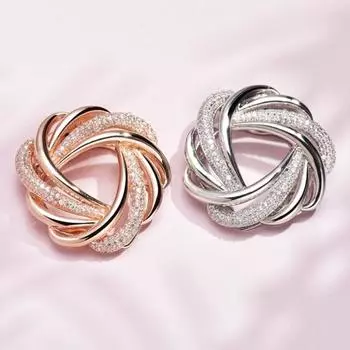 Элегантный роскошный зажим для шарфа, круглые блестящие стразы, инкрустация сбоку, зажим для затяжки талии, держатель для одежды, круглый зажим, пряжка для ремня золотистый