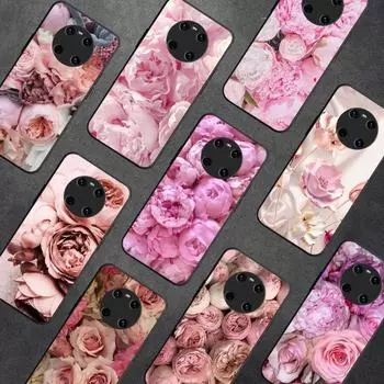 Элегантный розовый фиолетовый чехол для телефона с изображением пиона для Huawei Y9 6 7 5 Prime Enjoy 7s 7 8 Plus 7a 9e 9plus 8E Lite Psmart Shell Huawei Enjoy 7A