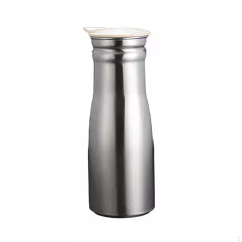 Элегантный сервант для охлажденных напитков из нержавеющей стали серый