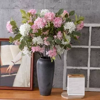 Элегантный шелковый цветок сирени ветка Real Touch искусственный цветок сирени свадебный декор белый