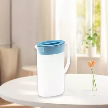 Элегантный стеклянный диспенсер для напитков с краном синий