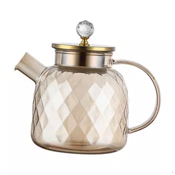 Элегантный стеклянный графин для холодных напитков и напитков 1.3L