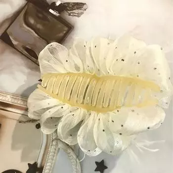 Элегантный темперамент звездное небо перо пузырь заколка для волос для женщин головной убор шпилька украшение аксессуары 1pc