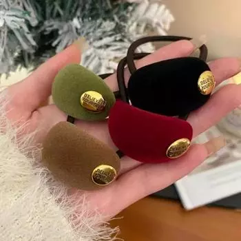 Элегантный темпераментный флокированный эластичный ободок для волос головной убор женский винтажный простой конский хвост резинка для волос веревки повязка на голову аксессуары для волос